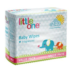 Little One Wipes (1 x 80 x 3's)