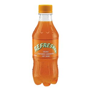 REFRESHHH Carbonated Soft Drink Orange (1 x 330ml)