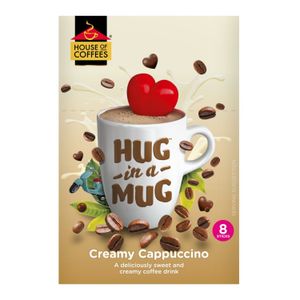 House Of Coffees 96 x 24g HUG IN A MUG CAPPUCCINO