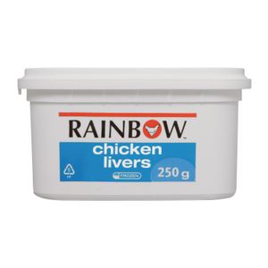 Rainbow Chicken Livers Tub (1 x 250g)