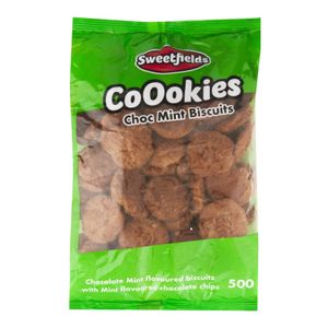 Sweetfields Biscuit Mint Choc Chip (500g)