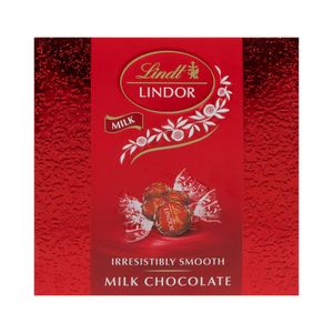 Lindt Lindor Milk Chocolate Truffles in Red Box 87.5 g