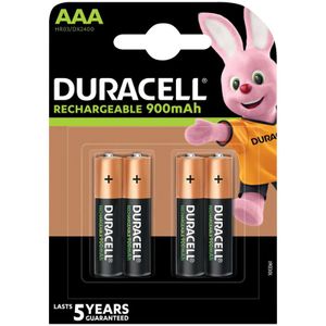 Duracell AAA Rechargeable Batteries 4 pk