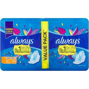 Always Maxi Normal Sanitary Pads 20 pk