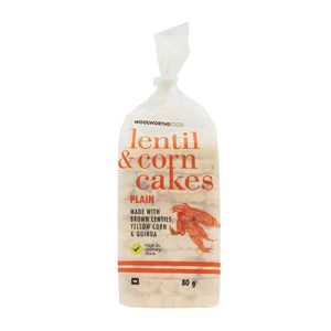 Plain Lentil and Corn Cakes 80 g