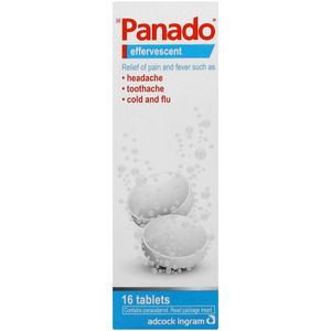 Panado Effervescent Tablets 16 pk