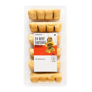 Beef Sausage Rolls 24 pk