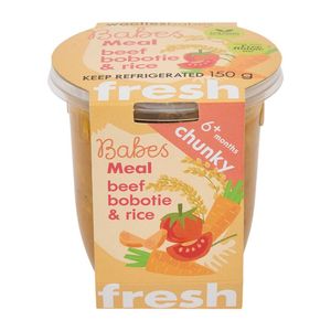 Babes Fresh Beef Bobotie & Rice Meal 150 g