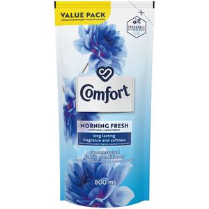 Comfort Morning Fresh Concentrated Fabric Softener Refill 800 ml