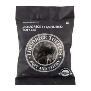 Liquorice Flavoured Toffees 125 g