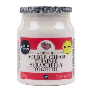 Ayrshire Double Cream Strained Strawberry Yoghurt 150 g