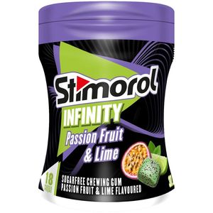 Stimorol Infinity Passionfruit and Lime Sugar Free Chewing Gum 18 pcs
