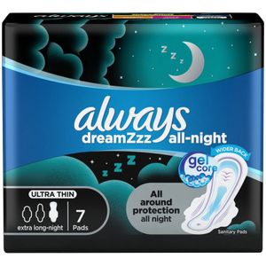 Always DreamZzz All Night Ultra Thin Sanitary Pads 7 pk
