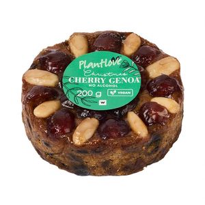 PlantLove? Christmas Mini Vegan Cherry Genoa Cake 200 g