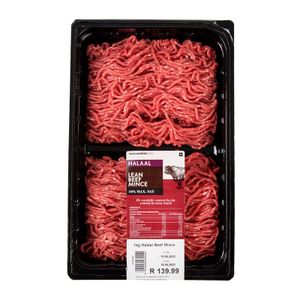 Halaal Lean Beef Mince 1 kg