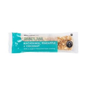 Macadamia, Pineapple and Coconut With Yoghurt Base Snack Bar 50 g