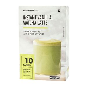 Instant Vanilla Matcha Latte 10 x 18 g