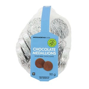 Solid Milk Chocolate Medallions 110 g