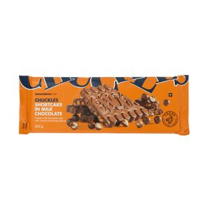 CHUCKLES? Shortcake in Milk Chocolate Slab 300 g