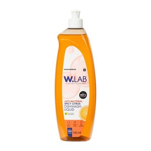 W.Lab 3 in 1 Citrus Anti-Bacterial Dishwash Liquid 750 ml