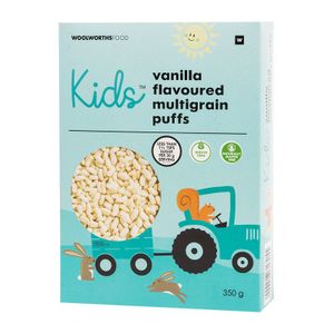 Kids? Vanilla Flavoured Multigrain Puffs 350 g