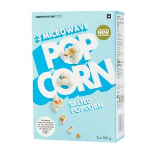Salt Flavoured Microwave Popcorn 100 g