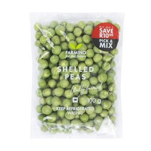 Shelled Fresh Peas 100 g