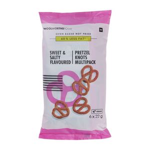 Sweet and Salty Flavoured Pretzel Knots 6 x 22 g