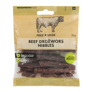 Free Range Beef Droewors Nibbles 35 g