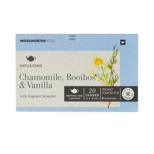 Chamomile, Rooibos and Vanilla Infusion Bags 20 pk