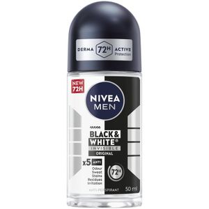 Nivea Men Invisible for Black and White Original Roll On 50 ml