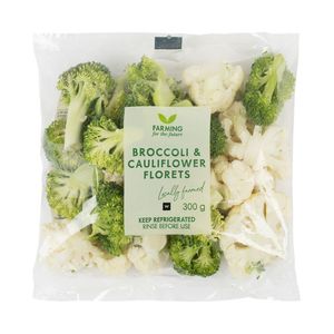 Broccoli & Cauliflower Florets 300 g