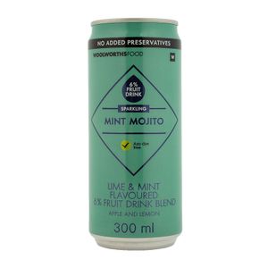 Sparkling Mint Mojito Fruit Drink Can 300 ml