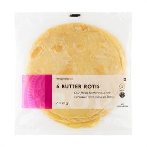 Fresh Butter Rotis 6 x 75 g