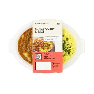 Mince Curry & Rice 350 g