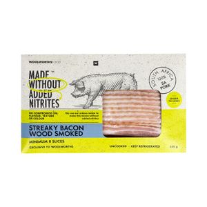Made Without Added Nitrites Wood Smoked Streaky Bacon 250 g