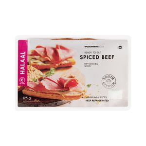 Halaal Sliced Spiced Beef 125 g