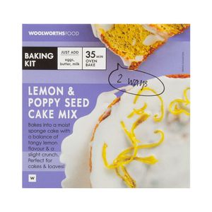 Lemon and Poppy Seed Cake Mix 610 g