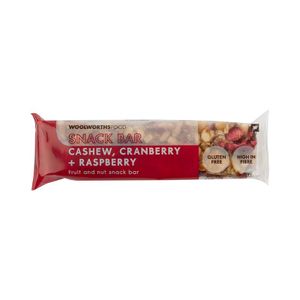 Cashew, Cranberry and Raspberry Snack Bar 50 g