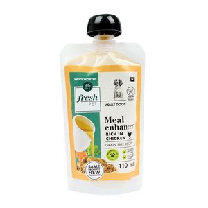 Fresh Pet Rich in Chicken Meal Enhancing Sauce For Adult Dogs 110 ml