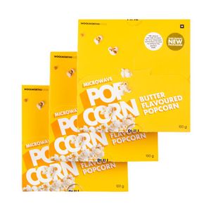 Butter Flavoured Microwave Popcorn 3 x 100 g