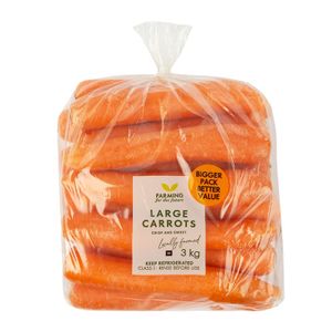 Bulk Large Carrots 3 kg