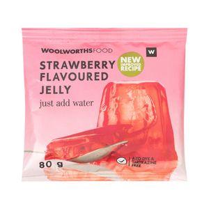 Strawberry Flavoured Jelly Powder 80 g