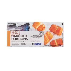 Frozen Lightly Smoked Haddock Portions 500 g
