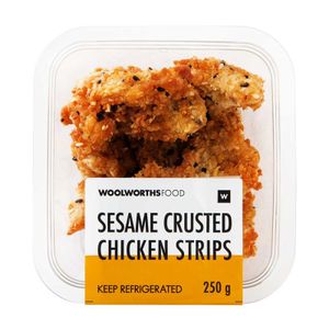 Sesame Crusted Chicken Strips 250 g