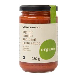 Organic Tomato and Basil Pasta Sauce 280 g