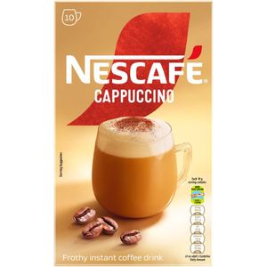 Nescafe Cappuccino Sachets 10 x 18 g