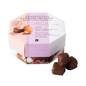 Artisanally Made Traditional Turkish Delight in Milk Chocolate 250 g