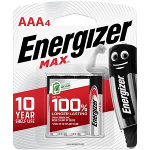 Energizer Max AAA Batteries 4 pk