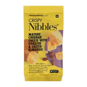 CRISPY Nibbles? Mature Cheddar Cheese With Roasted and Salted Almonds 30 g